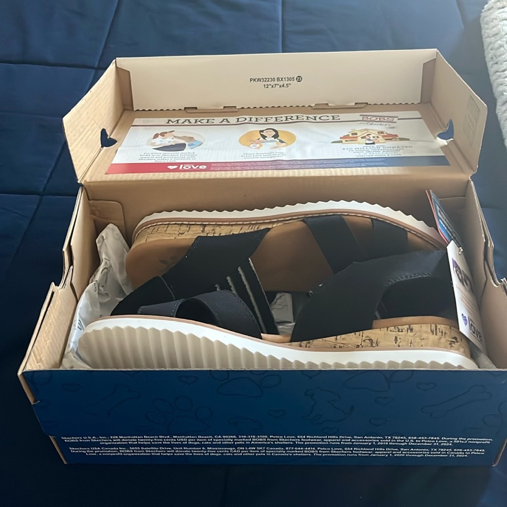 Brand new in Box and Tags Skechers slip on Sandals